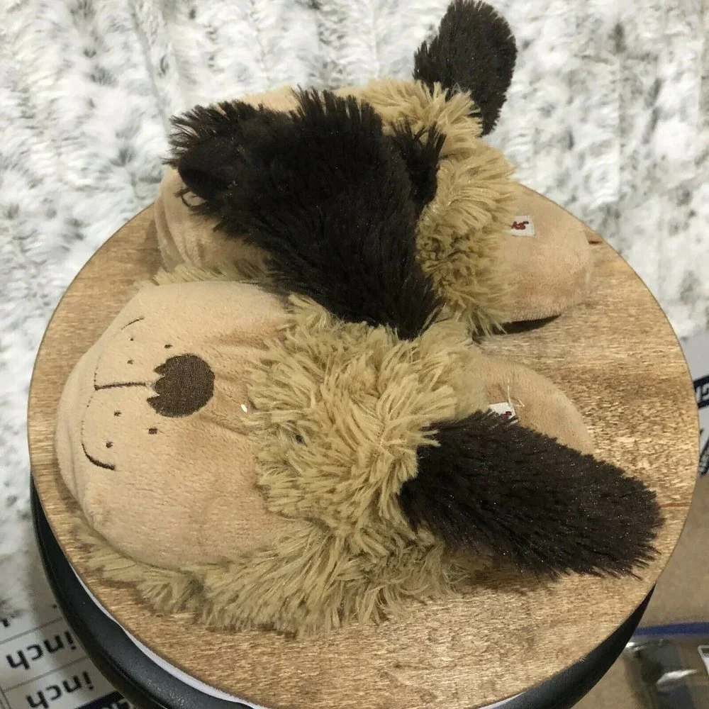 Pillow Pets Puppies Fluffy Dog Kids Slippers Small 13-1